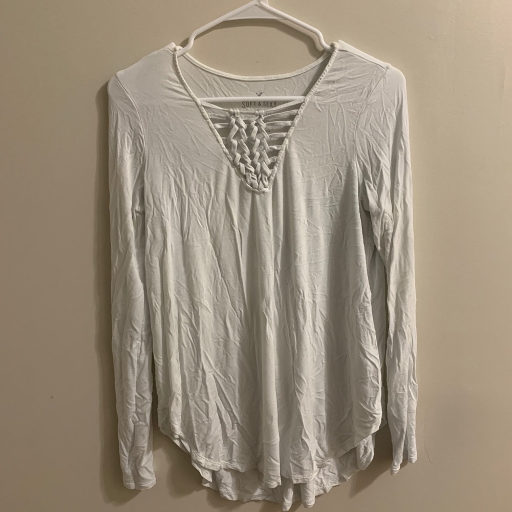 White long sleeve shirt